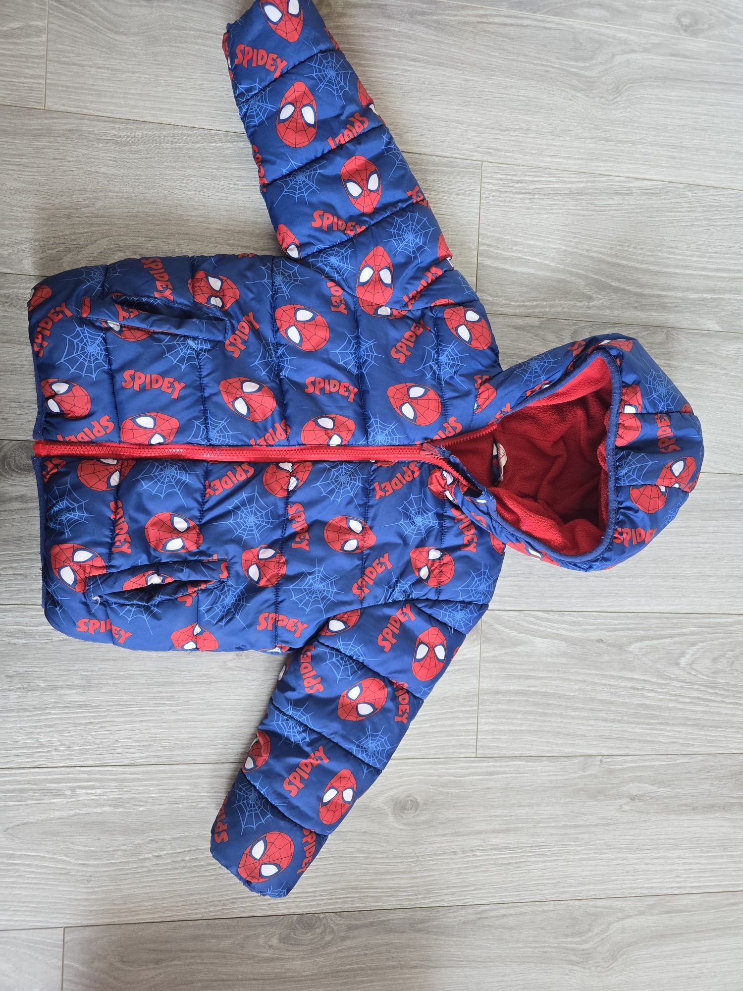 Kurtka zimowa spiderman 110 116
