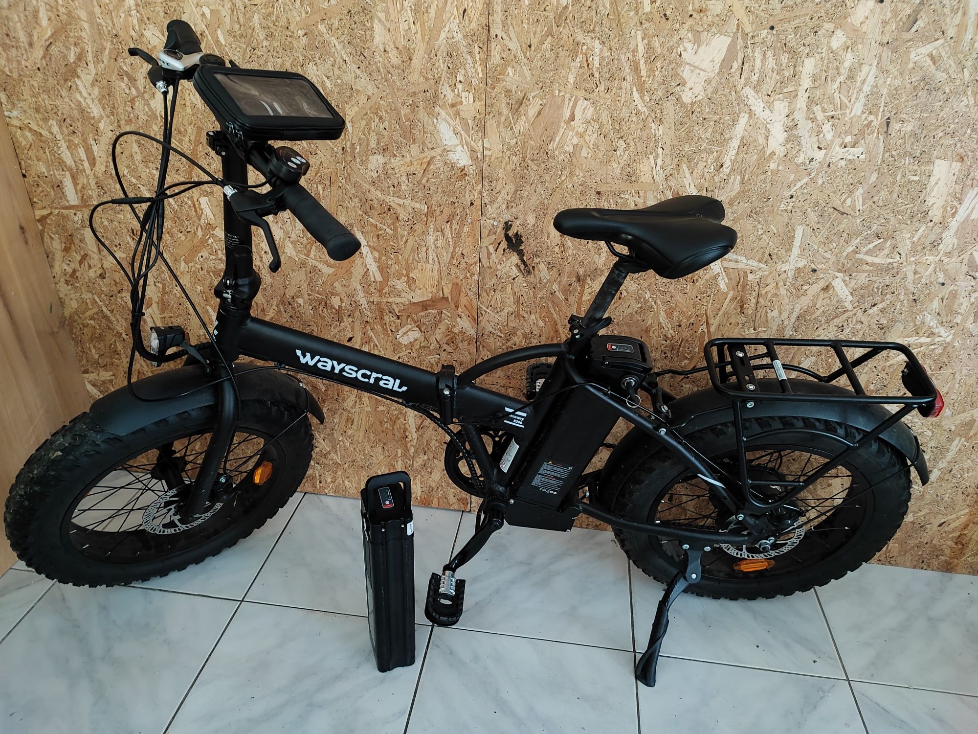 Bicicleta elétrica duas baterias