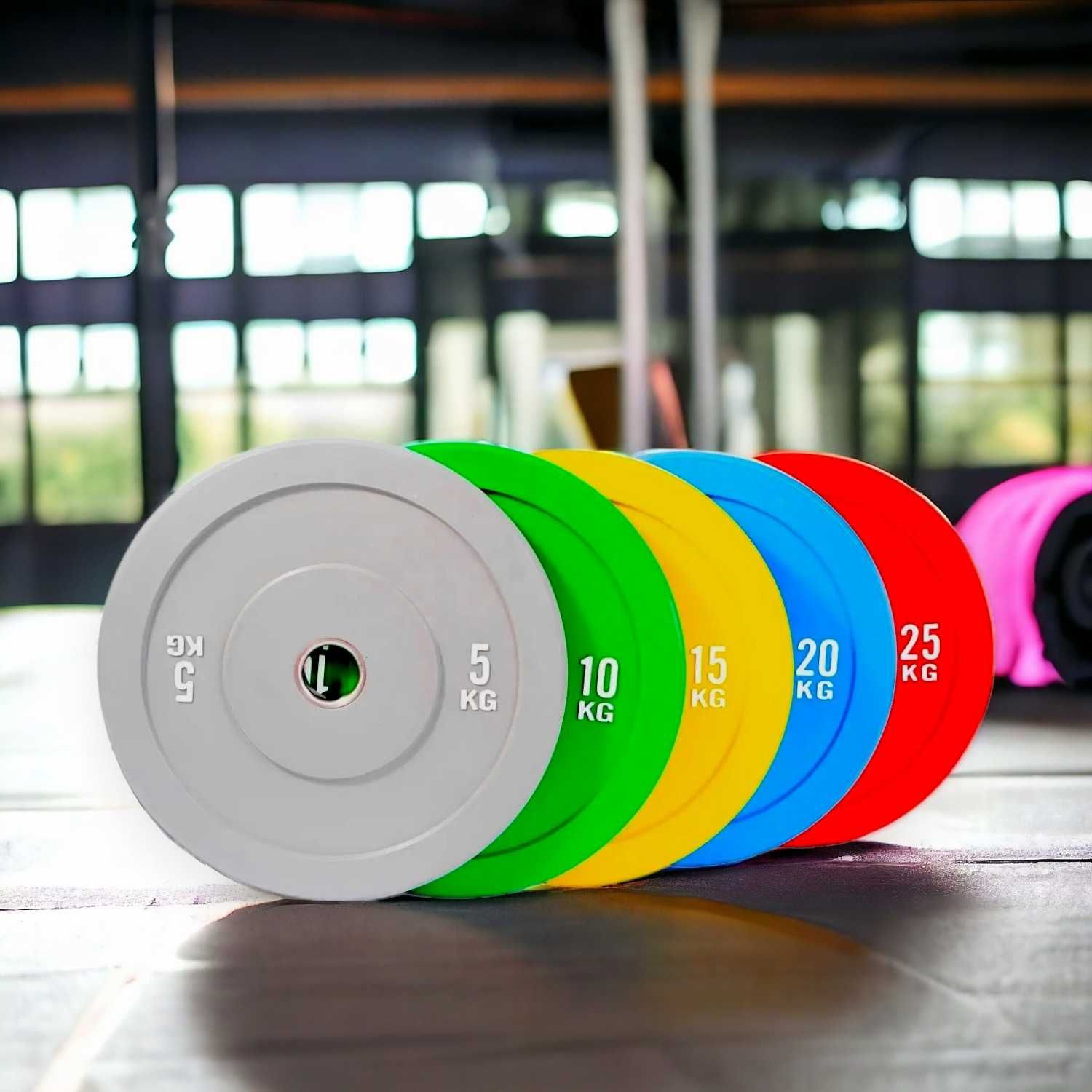 Bumper Colorido Disco Olímpico 15kg