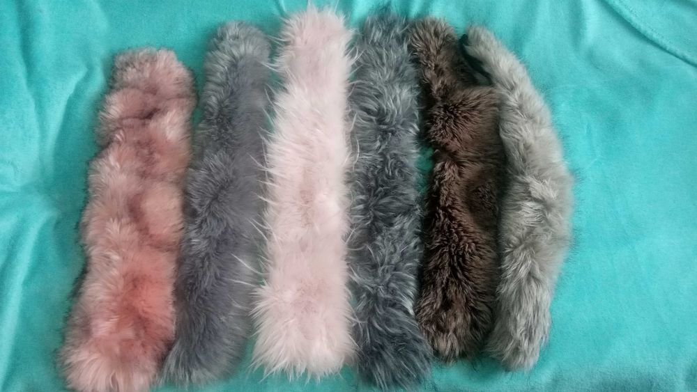 Piękne futerka do przypięcia lub obszycia kaptura kurtki