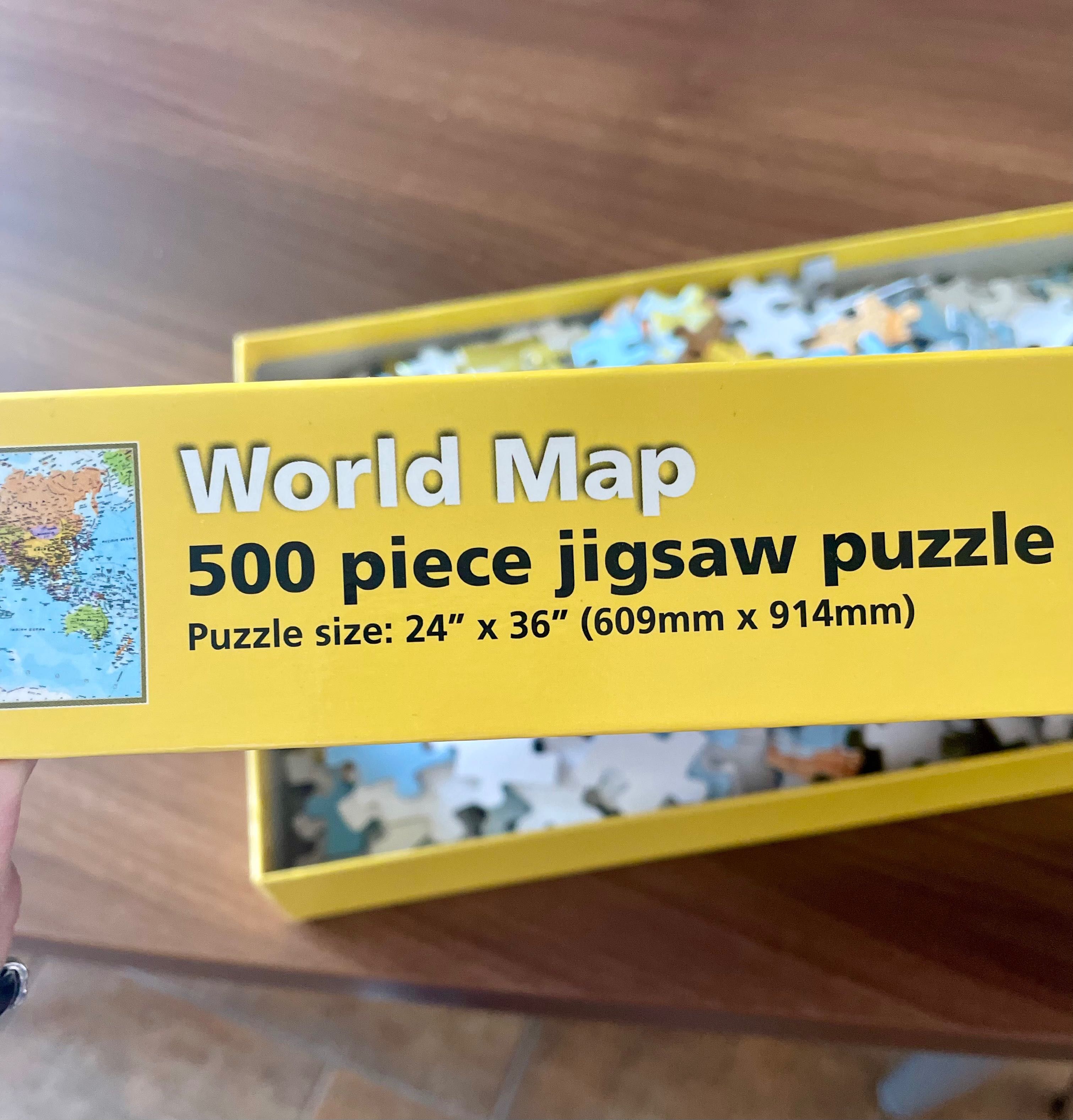 Puzzle Mapa Świata 500 szt.