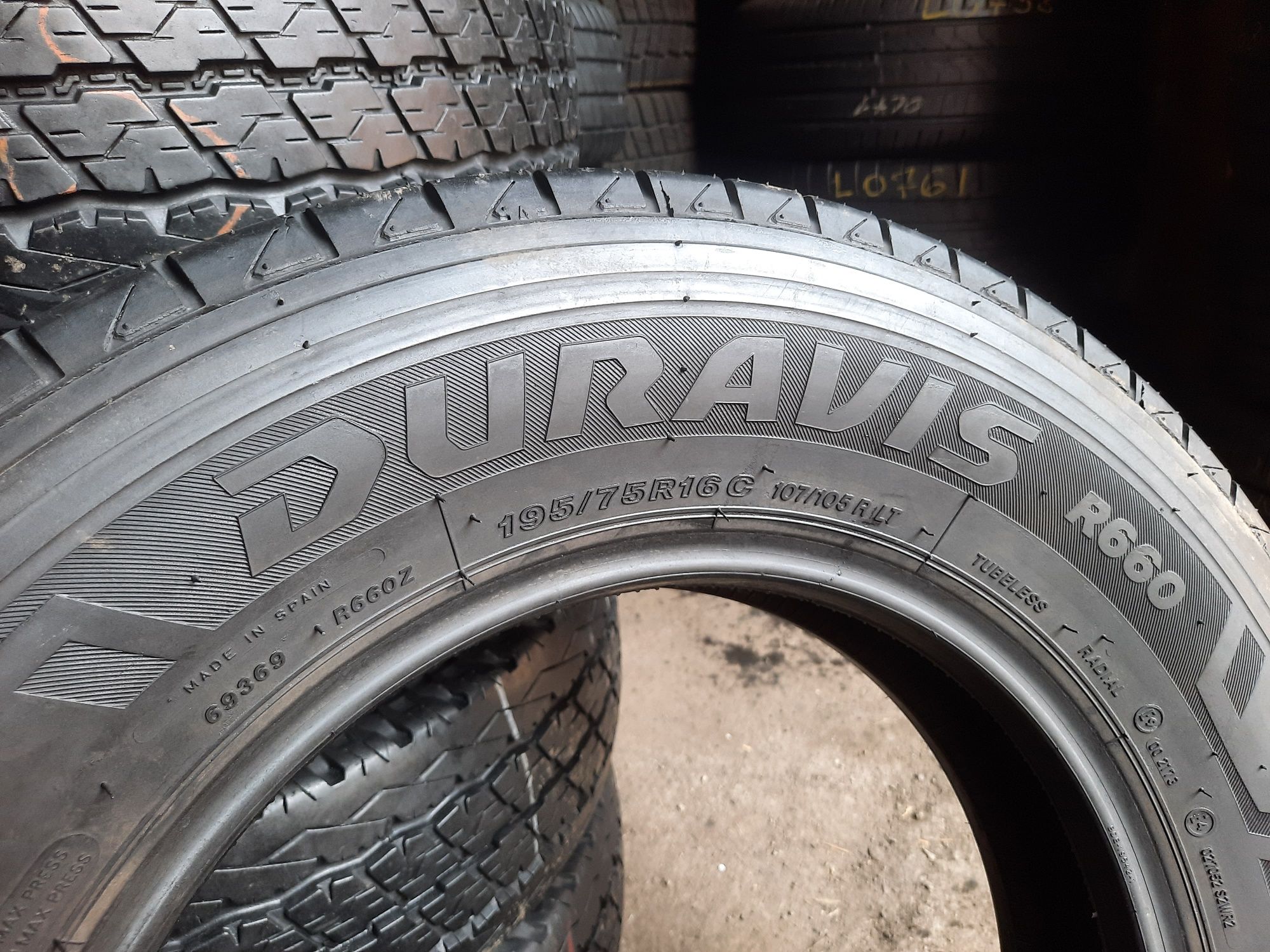 Літні шини 195/75 R16C Bridgestone Duravis R660 2шт. 7мм 2021