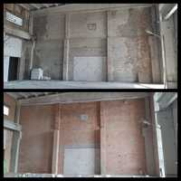 Пескоструй на выезд, очистка потолка, стен, кирпичной кладки, бетона