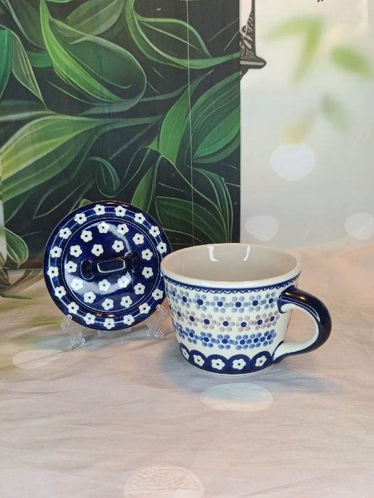 Smalcówka ceramiczna pojemnik na dżem owsiankę ceramika Bolesławiec