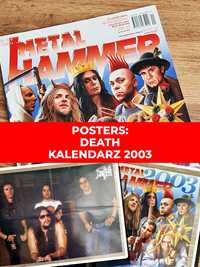 Metal Hammer 2003 - Iron Maiden, Plakaty: Death, Kalendarz 2003