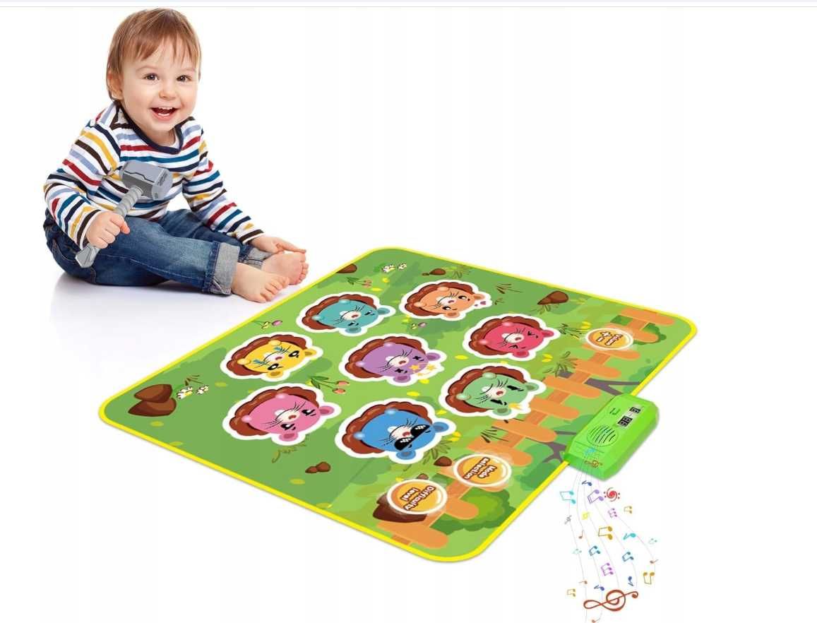 Gra Whack a Mole edukacyjna dla dzieci interaktywna 2w1