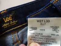 Lee spodnie jeans r. W 27 L 33 granatowe stan bardzo dobry