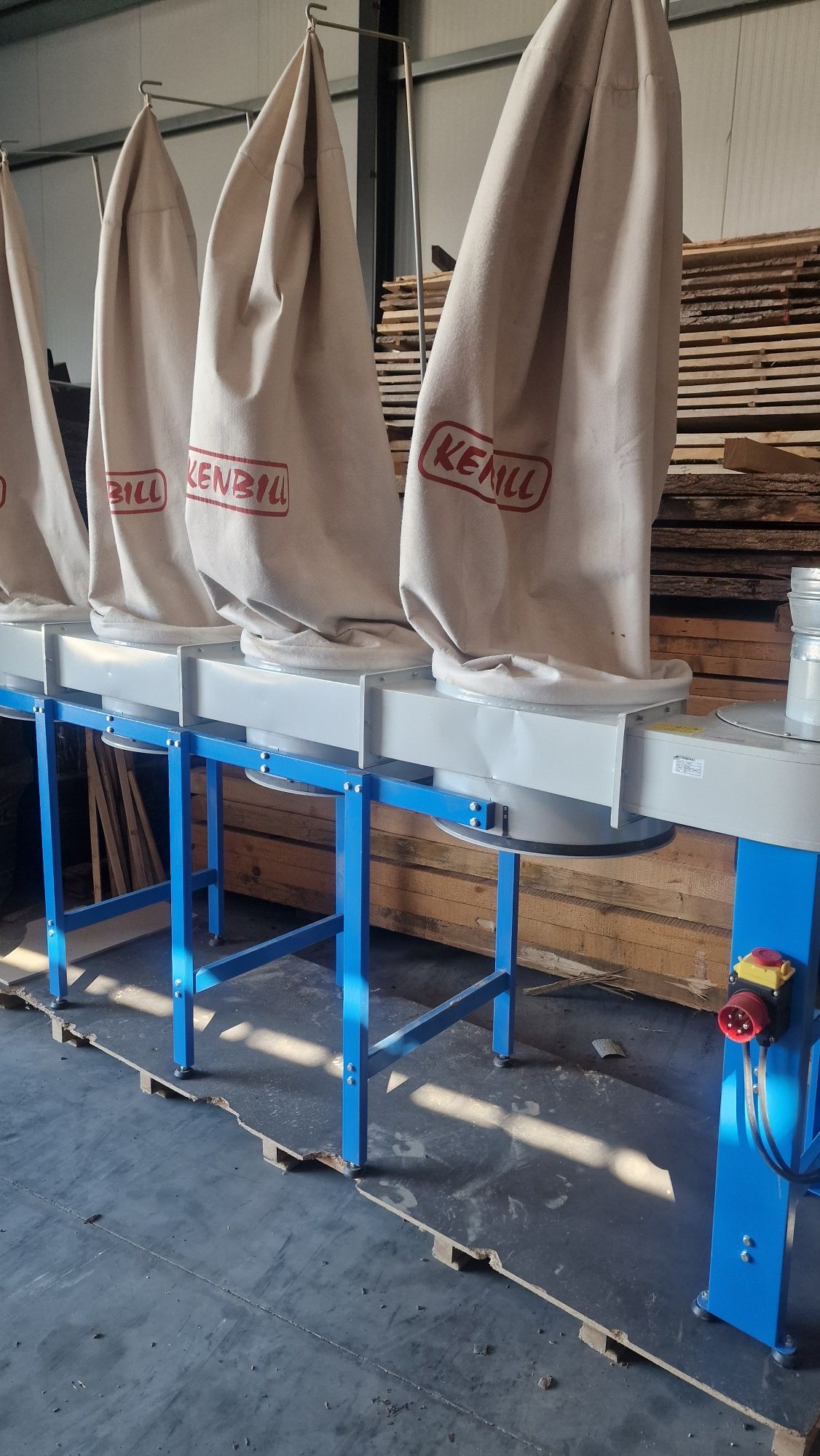Aspiracao de 4 sacos estado nova maquinas de carpintaria