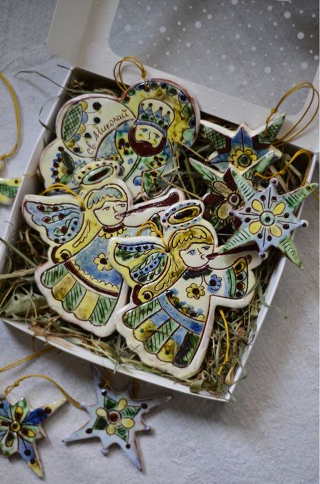 Косівська кераміка "Ангел дударик»