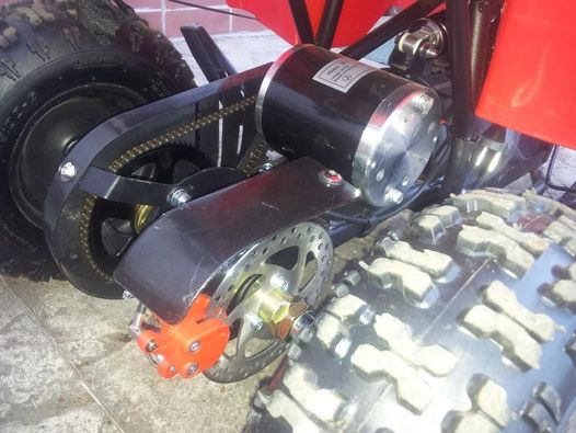 Mini Quad elektryczny 800W solidny wykonany