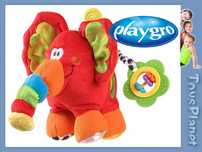 Słoń maskotka Playgro przytulanka gryzak grzechotka