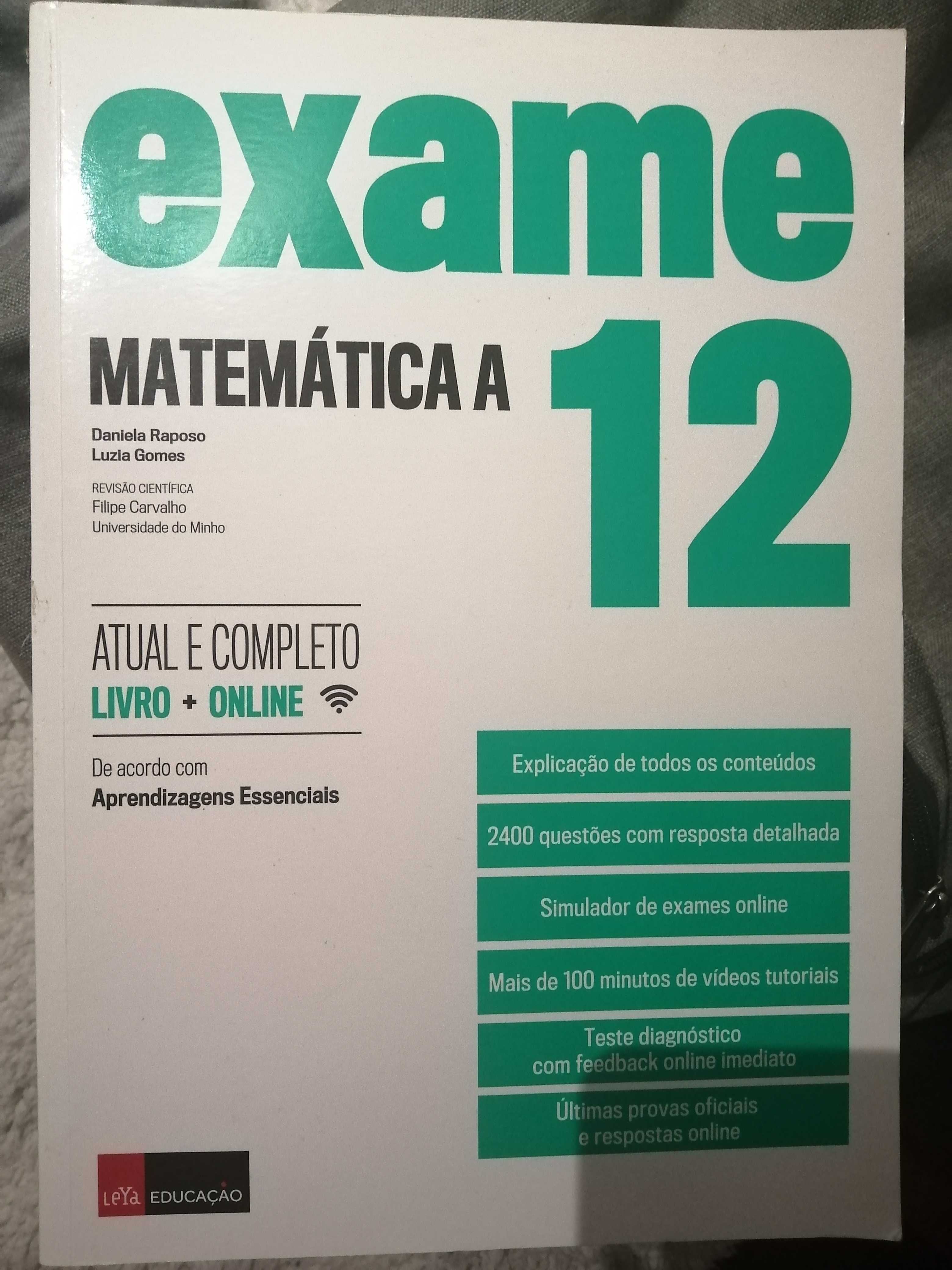 Livro preparação exame de matemática  12º ano