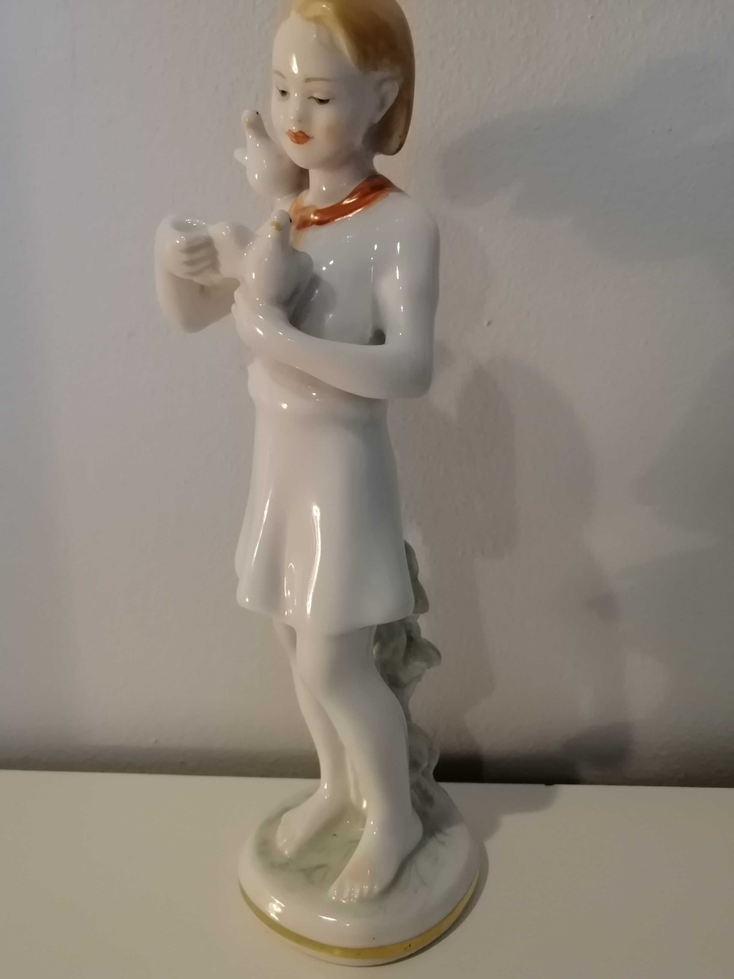 Figurka porcelana porcelanowa Lomonosow Lfz ZSRR