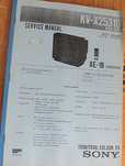 service manual/instrukcja serwisowa Sony KV-X2531D