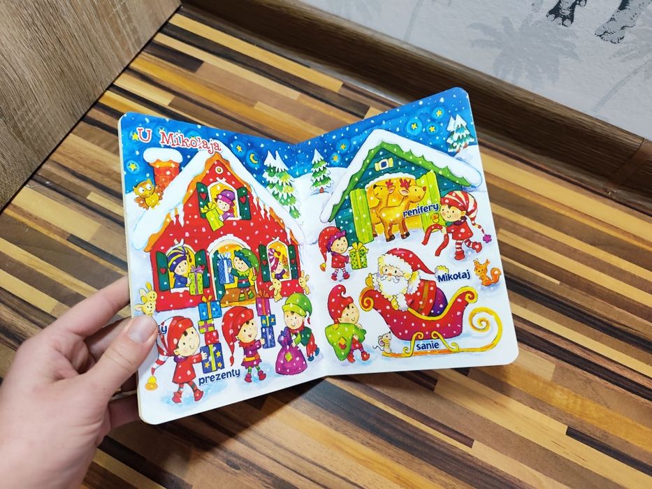 Moje pierwsze święta świąteczny słowniczek obrazkowy dla maluchów