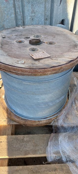 Linka lina stalowa ocynkowana 6mm 6×19 FC RHOL