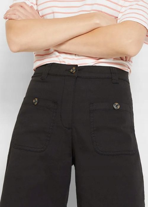 B.P.C spodnie czarne wide leg, high waist r.50