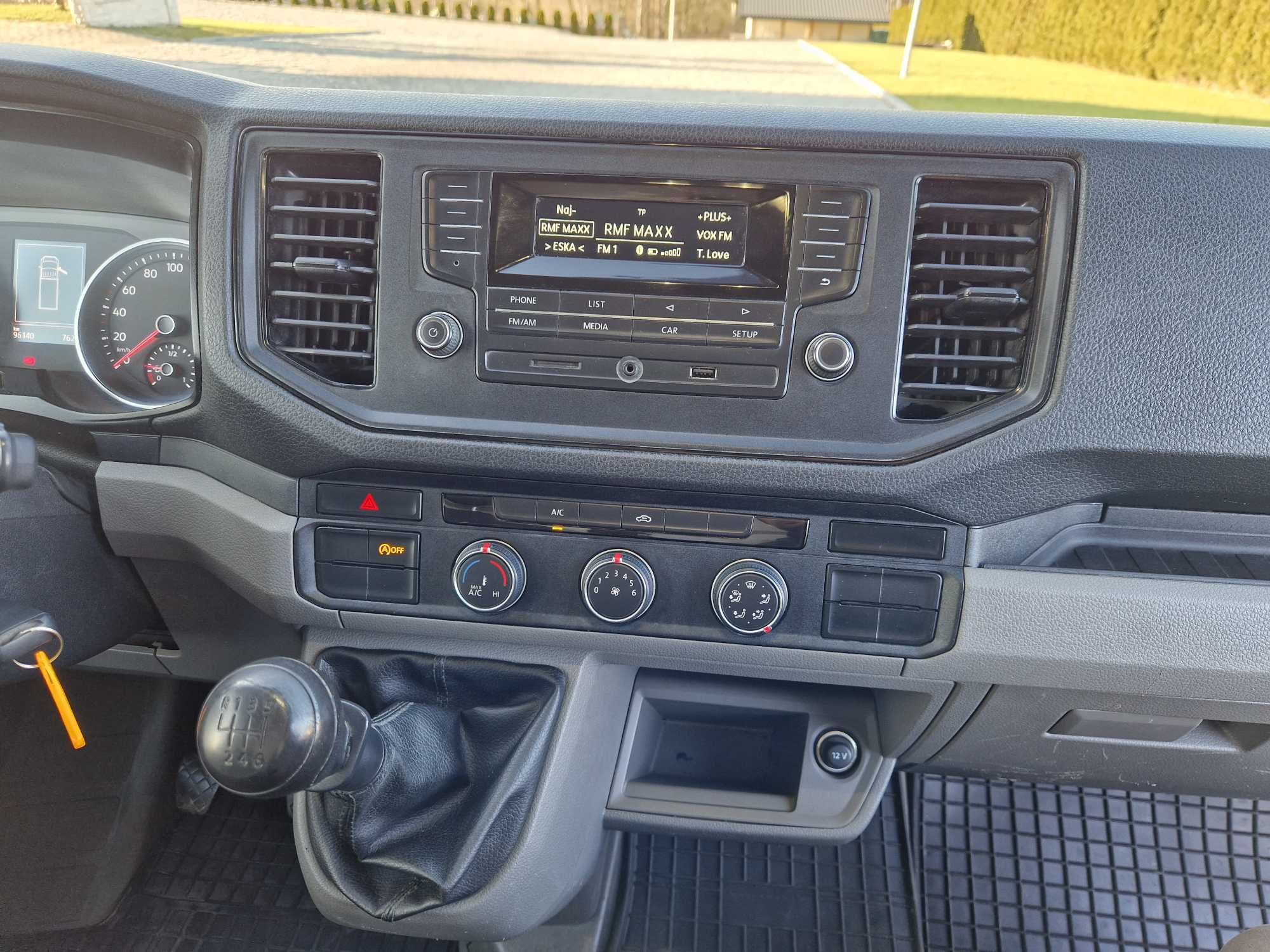Volkswagen Crafter MAXI Plandeka Firanka Skrzynia 5,5m 1 Wł F-Vat 23%
