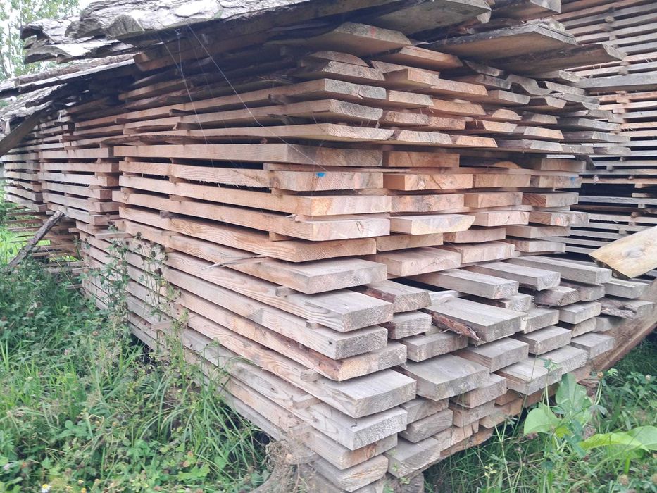 Deski, bale sosnowe, sezonowane, budowlane
