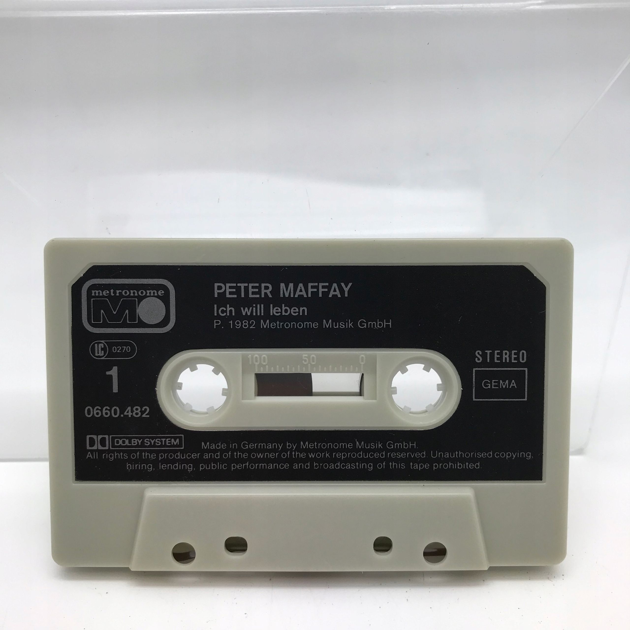 kaseta - peter mafhfay - ich will leben