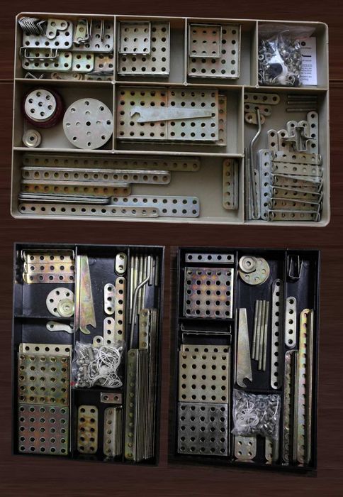 Три великих кoробки! Новий Стальний Конструктор металлический №235