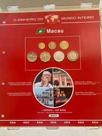 Conjunto de moedas de Macau