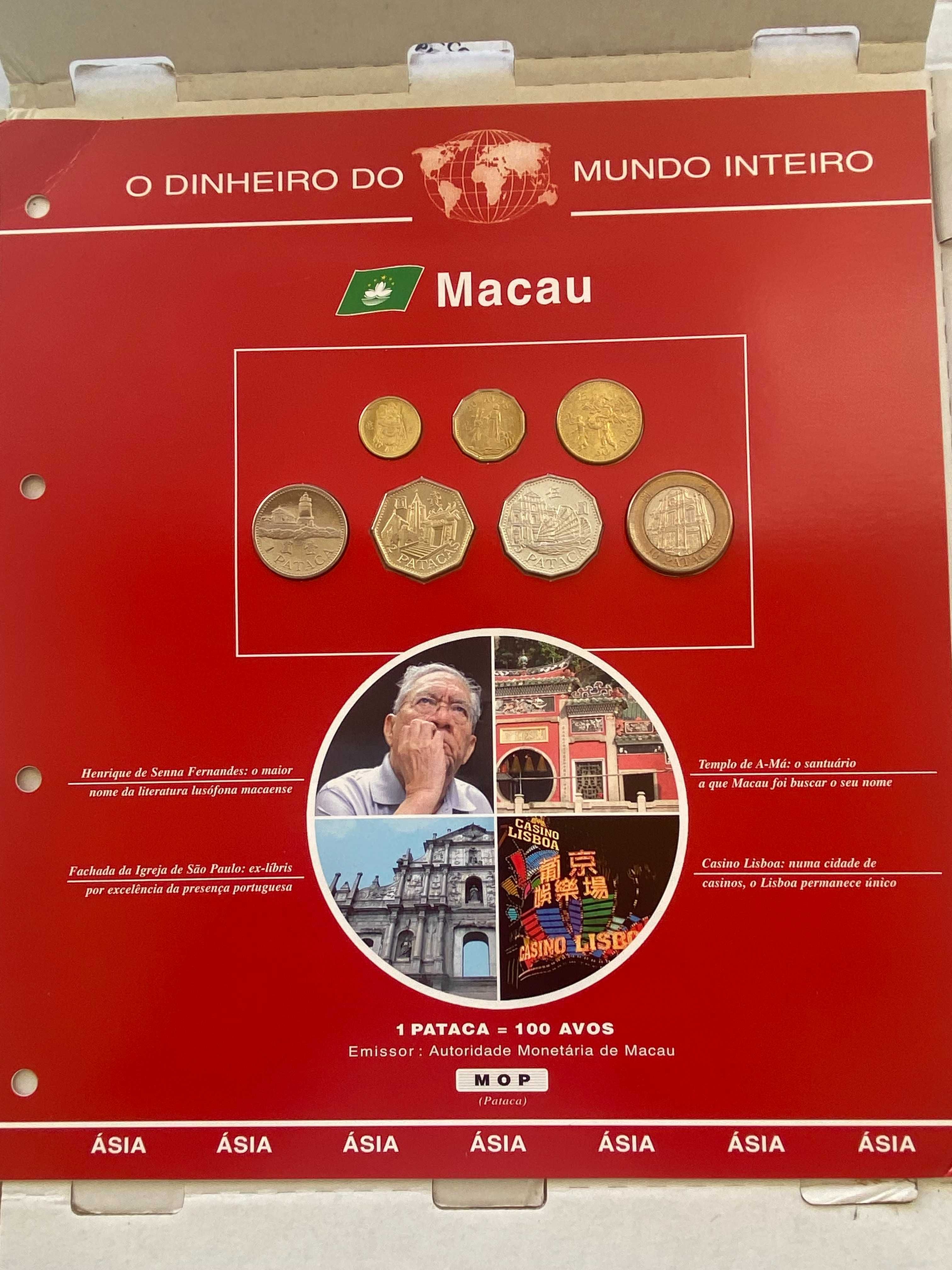 Conjunto de moedas de Macau