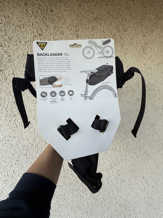 Saco para selim - NOVO - Topeak backlouder 10l