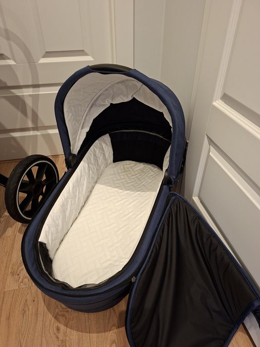 Wózek gondola i spacerówka 2w1 Muuvo Quick 3.0 chrom