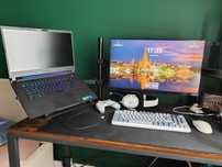 Laptop aorus 15 9kf zestaw. Klawiatura, monitor mysz słuchawki pad