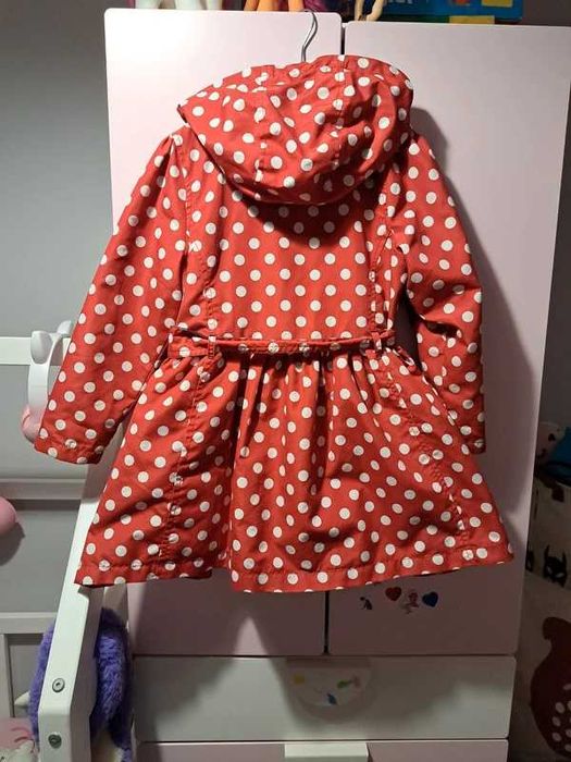 Jesienny płaszczyk Myszka Minnie, M&S, roz.116