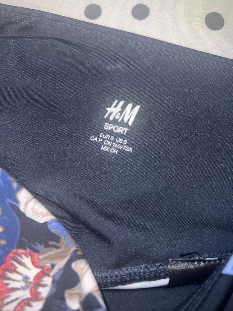 Nowe bez metki legginsy HM Sport H&M S