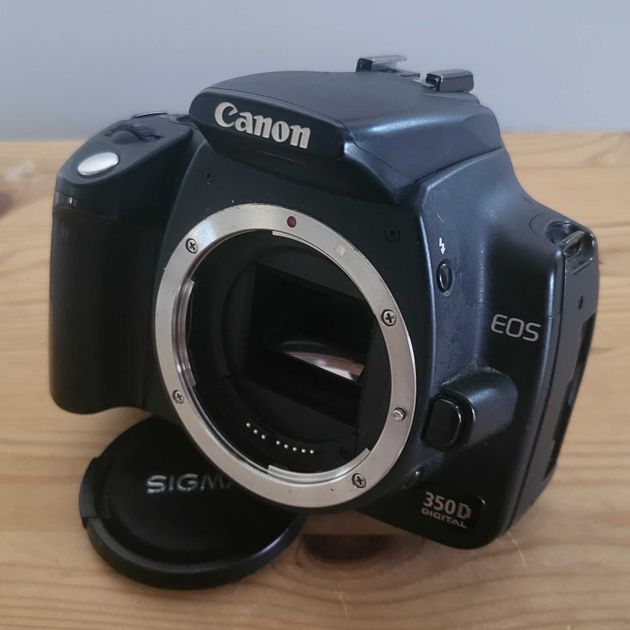 Canon eos 350d + obiektyw kitowy
