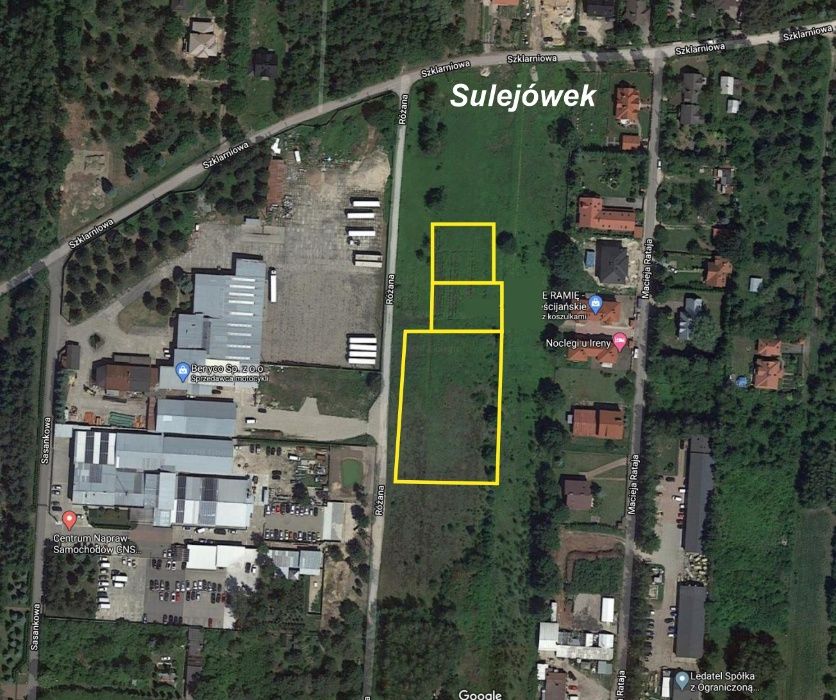 Wynajmę działkę Sulejówek (bez pośredników)