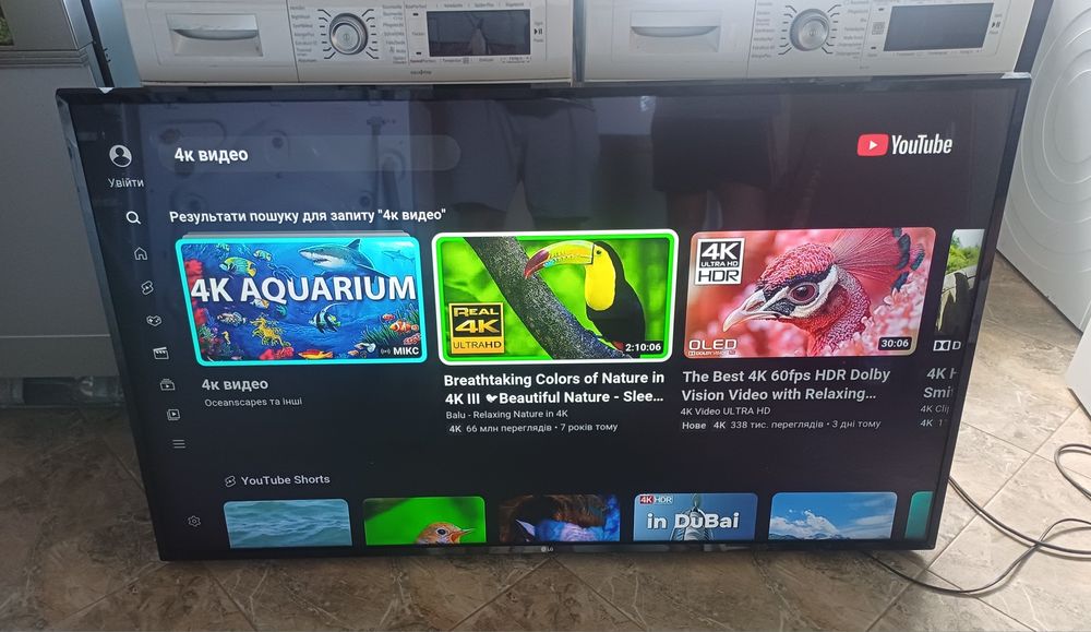 Смарт телевізор 55 дюймів LG 55UJ635V Smart TV Wi-Fi