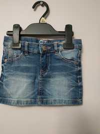 Spódniczka krótka, jeansowa Cubus ,r. 98