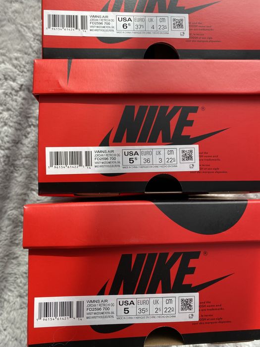 Nike Air Jordan 1 High “Black White”/ “Reverse Laney” W (dunk sb)