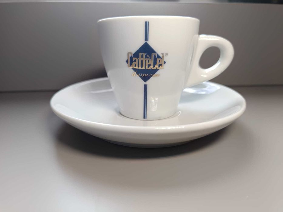 Chávena de Café + Pires – CaffèCel | Edição Clássica Espresso