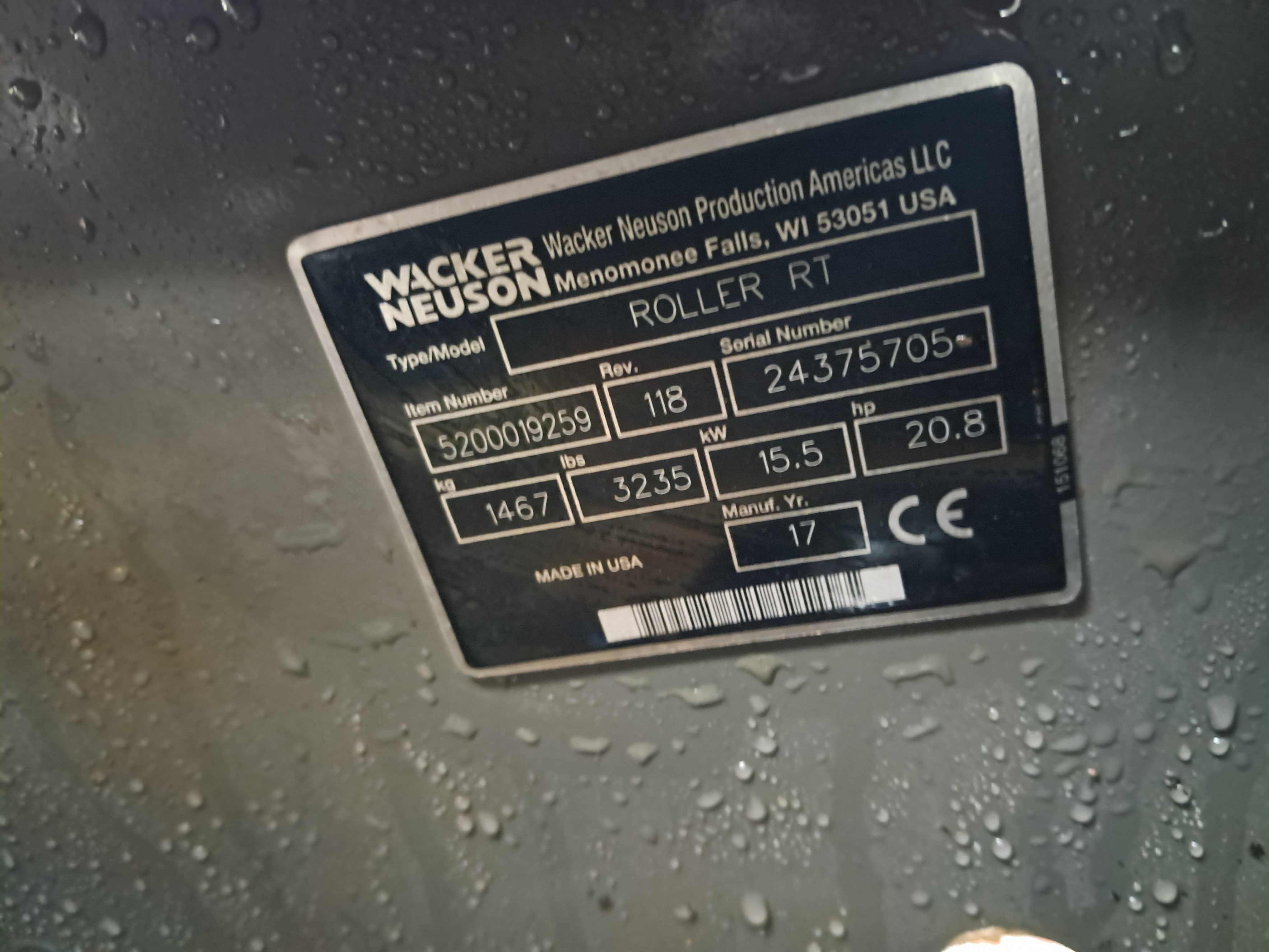 Walec Okołkowany WACKER NEUSON RT SC 3 / 17r |  ammann bomag bmp 8500