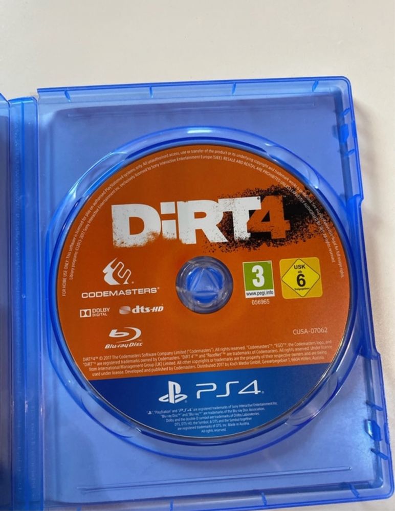 Gra na Ps4 Dirt4