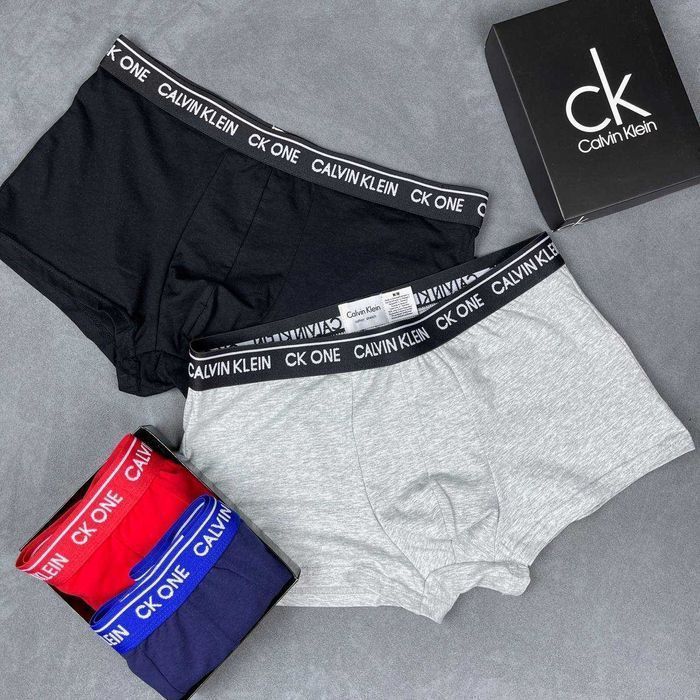 Чоловічі боксери Calvin Klein One повномірні. Мужские трусы, хлопок