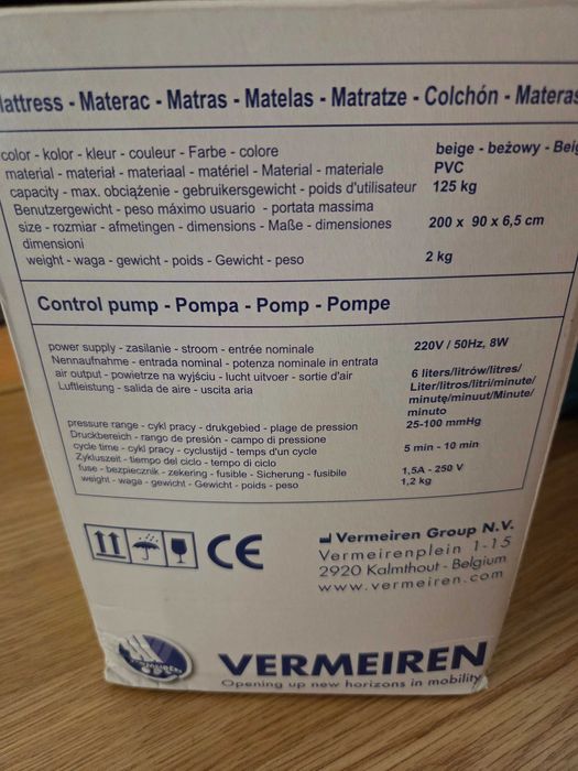 Materac na odleżyny