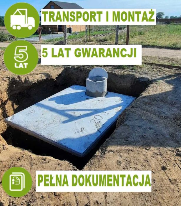 SZAMBA betonowe 10m3 szambo 12m3 zbiornik na deszczówkę 4m3 Miastko