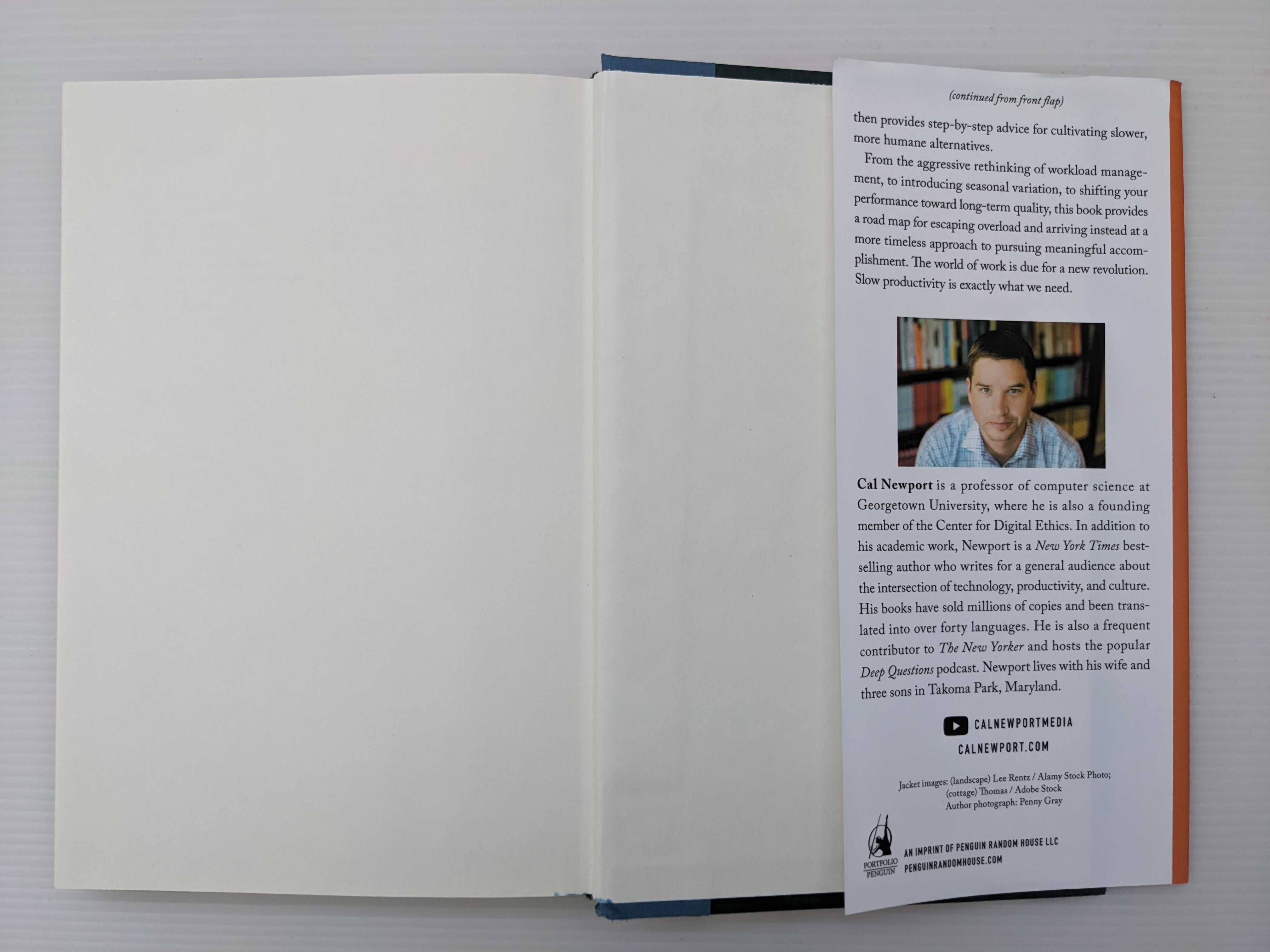 Slow Productivity. Cal Newport - Livro usado, capa dura