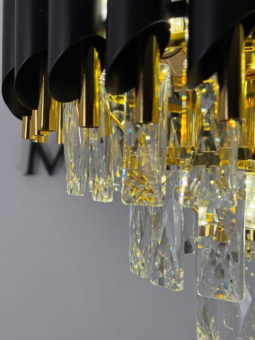 Lampa krysztalowa  Glamour 40 cm, 5×E14 – fabrycznie nowa