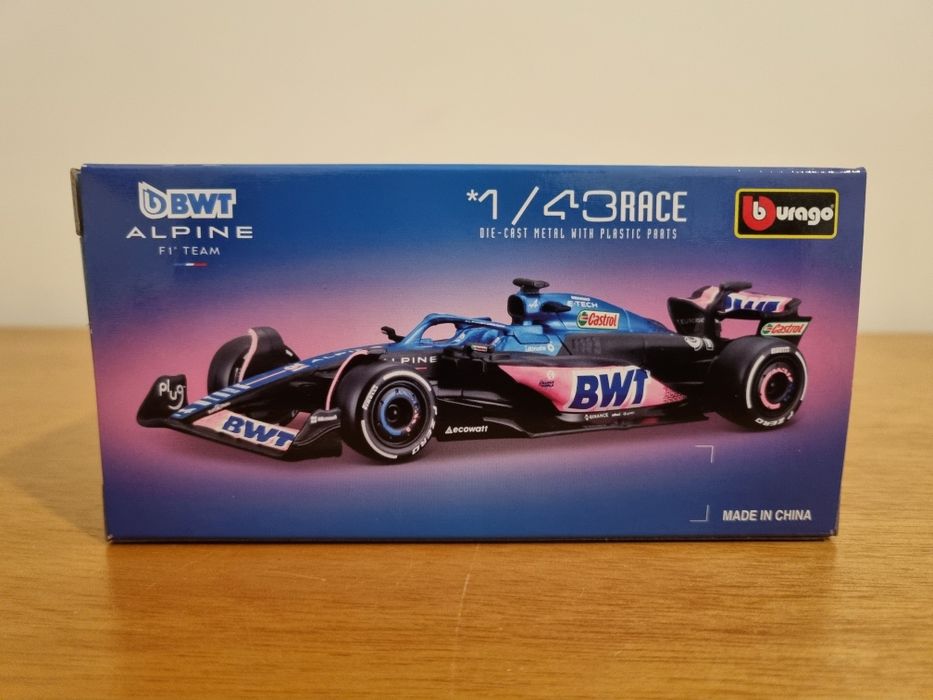 Bburago - BWT Alpine F1 Team - Esteban Ocon [esc 1:43]
