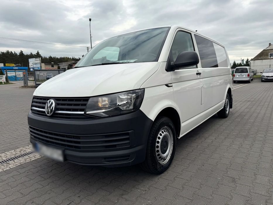 Volkswagen Transporter T6 Long L2 Brygadówka Doka 6-miejsc Zarejestrowany w PL  NR.278 Klimatyzacja, 6-miejsc, Radio BT