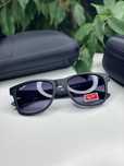 Мужские очки Ray Ban WAYFARER темно-фиолетовые Черные солнцезащитные