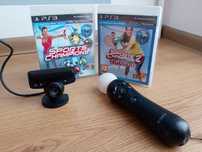 Zestaw PlayStation Move Vr Gry Kamerka Pałeczka PlayStation 3 4 ps 3 4