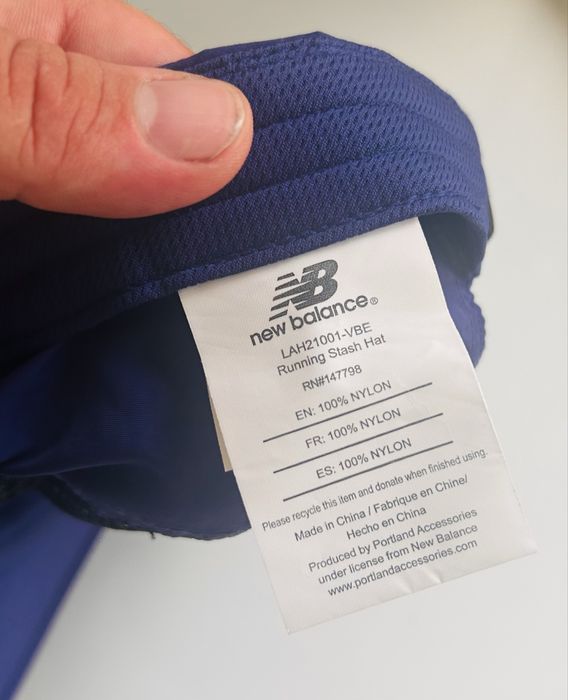 Оригінальна кепка New Balance 5 Panel Running Stash Hat